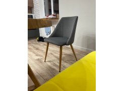 Стул на металлокаркасе Morgan light blue / black фото покупателя 1