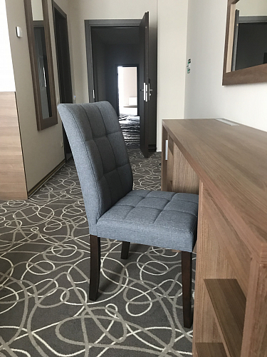 Стул Madina dark walnut / fabric grey фото покупателя 11