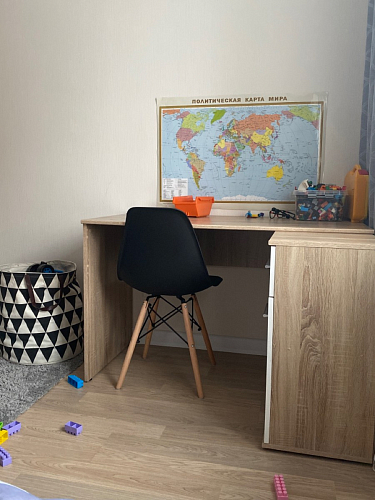 Пластиковый стул Eames PC-015 серо-голубой / дерево фото покупателя 71