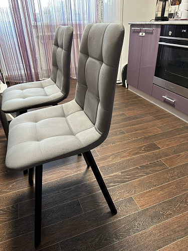 Стул Чилли 2 темно-серый  / черный фото покупателя 680