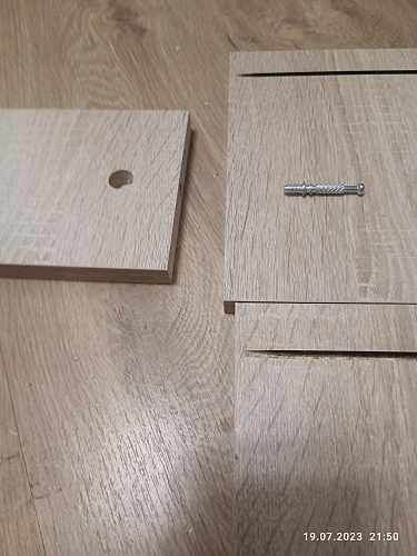 Тумба Мадера Т2М ЛДСП дуб крафт золотой / лдсп белый фото покупателя 4