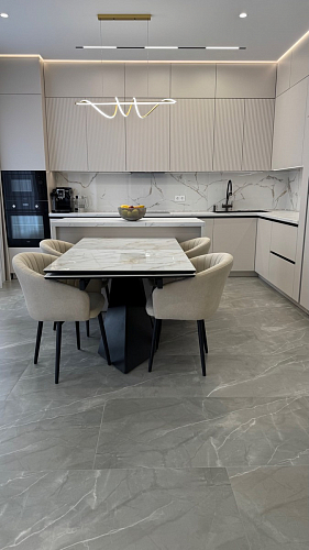 Керамический стол Хасселвуд 160(220)х90х77 baolai / черный фото покупателя 11