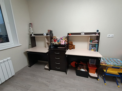 Компьютерный стол Грета-1 венге / дуб молочный фото покупателя 10