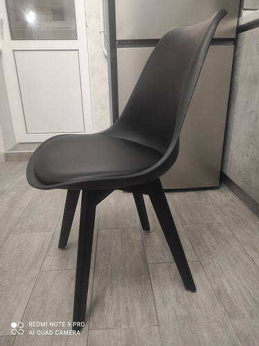 Деревянный стул Bonuss black / black фото покупателя 14