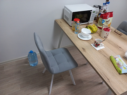 Стул на металлокаркасе Чилли синяя ткань / белый фото покупателя 1428