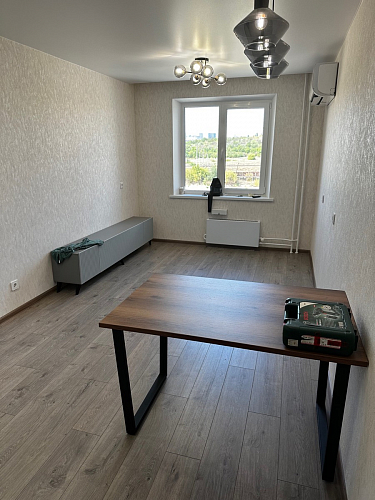 Деревянный стол Лота Лофт 140х80 белый матовый / бетон светлый фото покупателя 215