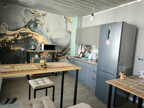 Барная стойка Дилан Лофт 120х60х90 бетон фото покупателя 81