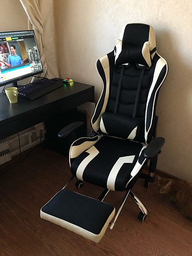 Компьютерное кресло Kano 1 light blue / black фото покупателя 38