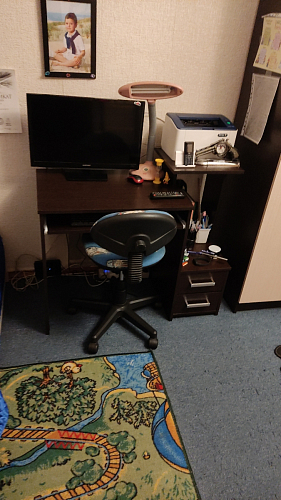 Компьютерный стол Джаз-24 правый дуб сонома фото покупателя 74