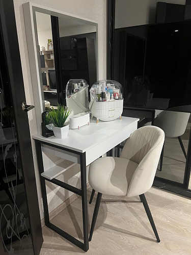 Стул на металлокаркасе Gabi latte / gold / black фото покупателя 426