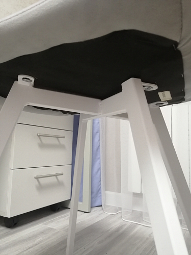 Стул на металлокаркасе Чилли бежевый / белый каркас фото покупателя 1111