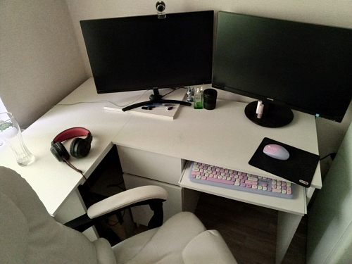 Стол письменный Kiwi дуб молочный  - Уцененный экземпляр фото покупателя 93