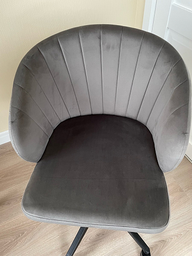 Компьютерное кресло Пард confetti silver серый / черный фото покупателя 38