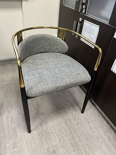 Кресло Lord gray / black / gold фото покупателя 9