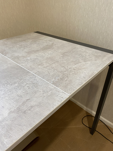 Стол Центавр дуб галифакс / черный матовый фото покупателя 88