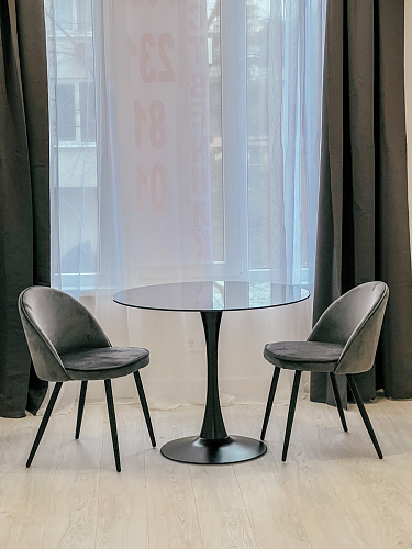 Стол Tulip 90 black фото покупателя 2