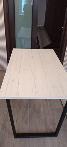 Деревянный стол Лота Лофт 120x75 дуб крафт табачный / черный матовый фото покупателя 1025