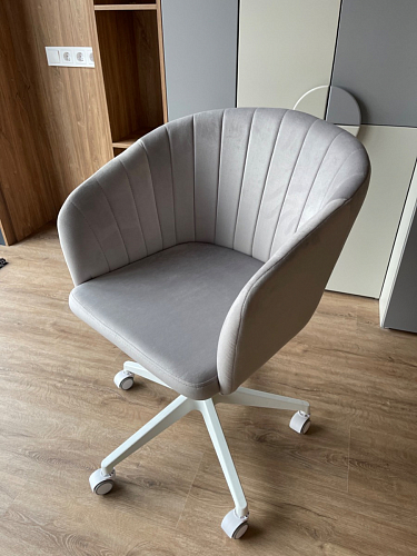 Компьютерное кресло Тибо confetti chocolate / белый фото покупателя 10