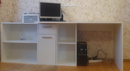 Письменный стол Лайт 03.245F белый гладкий 101 фото покупателя 71