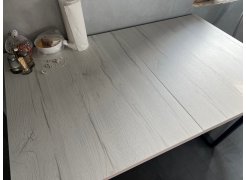 Деревянный стол Лота Лофт 120(160)х75 черный матовый / бетон светлый фото покупателя 604