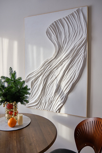 Стол Тулип 90х73 дуб вотан / белый фото покупателя 103