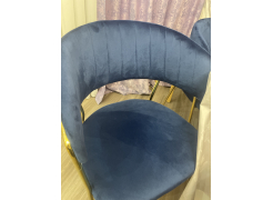 Стул на металлокаркасе Kamelia зеленый / золото фото покупателя 68