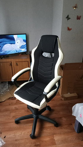 Компьютерное кресло Gamer черное / бежевое фото покупателя 71