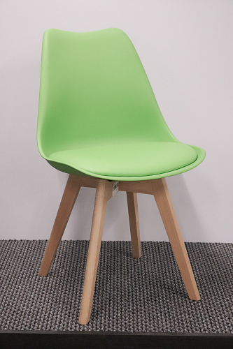 Деревянный стул Bonuss green / grey из шоурума 1