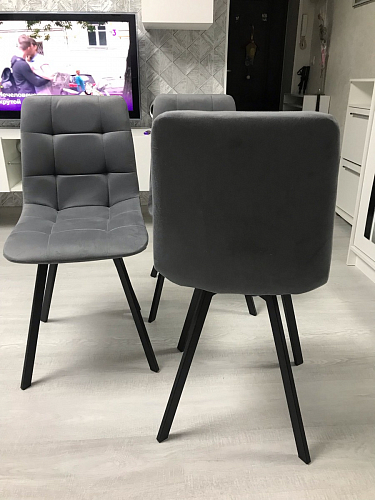 Комплект стульев Чилли 2 шт бежевый / черный фото покупателя 761