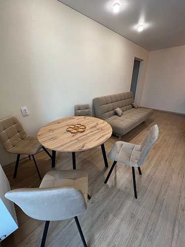 Стул на металлокаркасе Чилли К светло-серый велюр / черный каркас фото покупателя 953