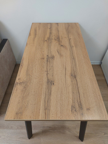 Обеденная группа Эделин темно-серый / дуб вотан / черный матовый фото покупателя 21