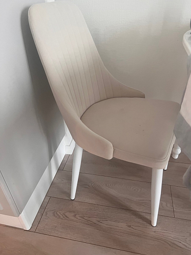 Стул на металлокаркасе Kora light blue / white фото покупателя 189