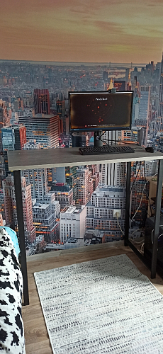 Барная стойка Дилан Лофт 120х40х90 бетон светлый фото покупателя 39