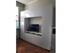 Готовая гостиная Румба белый / белый глянец  - Уцененный экземпляр фото покупателя 3