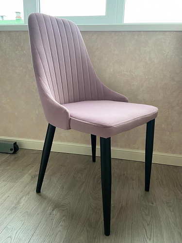 Стул на металлокаркасе Kora beige / black фото покупателя 471