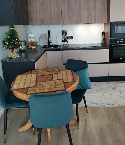 Стул на металлокаркасе Seda 01 blue / gold / black фото покупателя 21