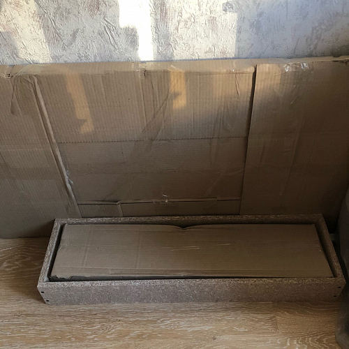 Стол Тринити Лофт 140 25 мм дуб делано темный / белый фото покупателя 164