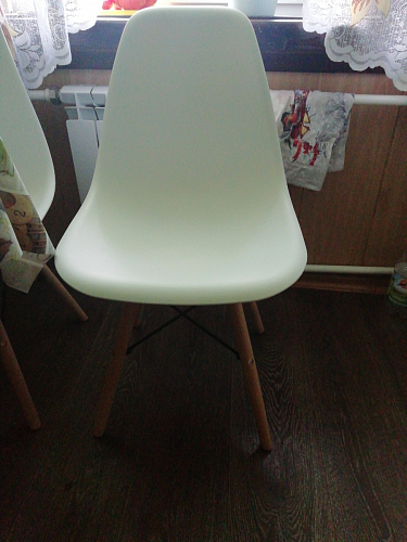 Пластиковый стул Eames PC-015 желтый фото покупателя 294