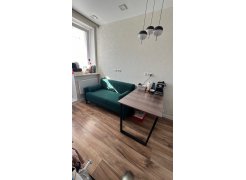 Деревянный стол Лота Лофт 120(160)х75 черный матовый / бетон светлый фото покупателя 757