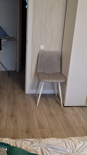 Стул на металлокаркасе Дани П бежевый / черный фото покупателя 19