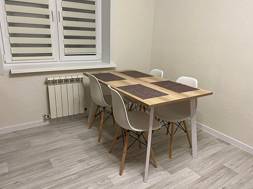 Стол Тринити Лофт 120 32 мм дуб галифакс табако / черный матовый фото покупателя 326