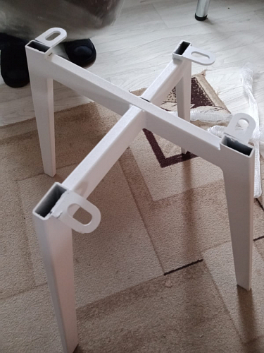 Стул на металлокаркасе Чилли синий / белый фото покупателя 950