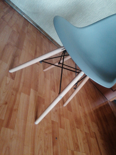 Пластиковый стул Eames PC-015 серый фото покупателя 210