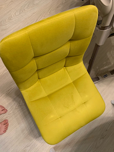 Стул на металлокаркасе Чилли бежевый / белый каркас фото покупателя 1039