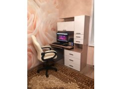 Стол компьютерный Джаз-17 белый правый фото покупателя 5