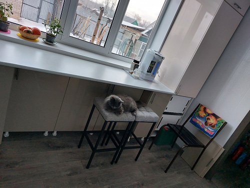 Барный стул Лофт катания минт / белый матовый фото покупателя 242