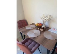 Деревянный стол Лота Лофт 120(160)х75 черный матовый / бетон светлый фото покупателя 55