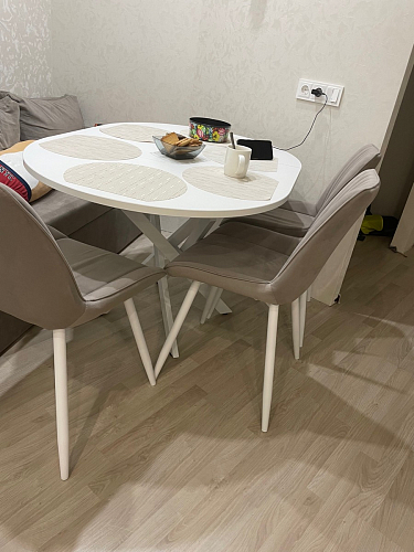 Комплект стульев Седа К 4 шт латте / черный фото покупателя 188