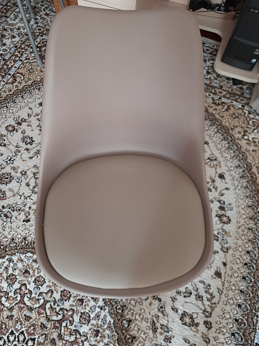 Компьютерное кресло Kolin с подушкой clear / white фото покупателя 184