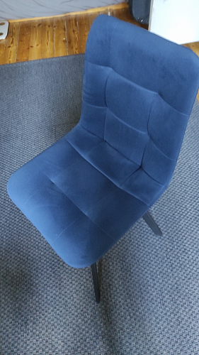 Стул на металлокаркасе Чилли бирюзовый / черный фото покупателя 424